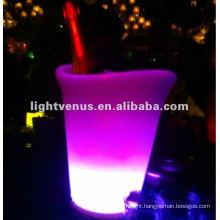 RGB color change LED Champagne ice bucket